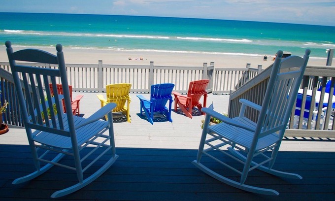 Bethune Beach House | Ocean Front Retreat: Ideal Escape for Large Families