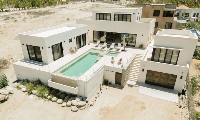 Todos Santos House | Oceanfront Retreat with Private Pool & Hot Tub, 5 Min to Beach