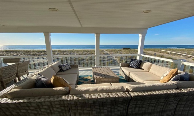 North Beach Haven House | Beachfront Retreat with Rooftop Deck and Hot Tub Amenities