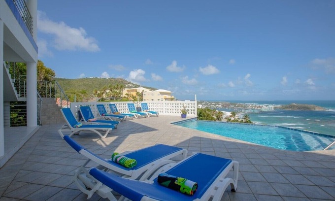 Dawn Beach Estates Villa | Ocean Pearl: Breathtaking Ocean Views & Top-Rated Amenities