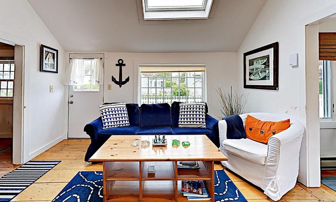 Mashpee House | Seaside Retreat at Ocean Point Oasis with Private Beach Access