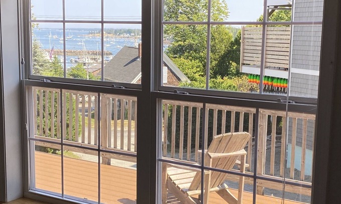 Southwest Harbor Apartment | Beautiful Ocean View Home with Deck & Pet-Friendly Access