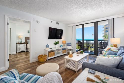 New Smyrna Beach Apartment | Ocean View Getaway: Steps to Beach with Pool & Wi-Fi