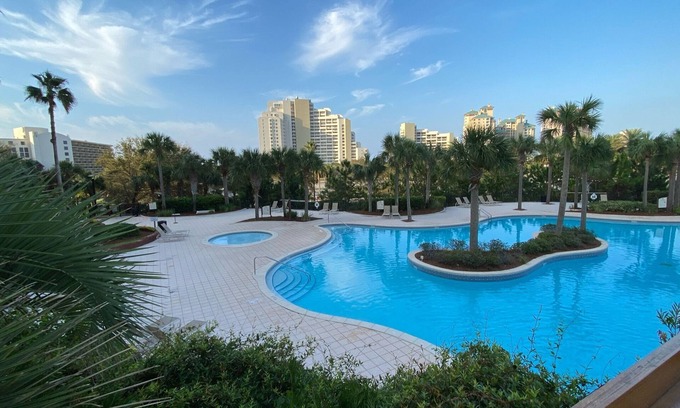 Sandestin Apartment | Ocean View Condo: Top-Rated Beach Location with Patio