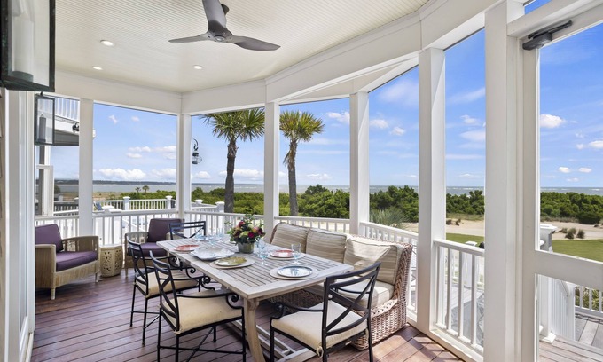 Ocean Point House | Ocean View Retreat in Gated Wild Dunes with Pool Access