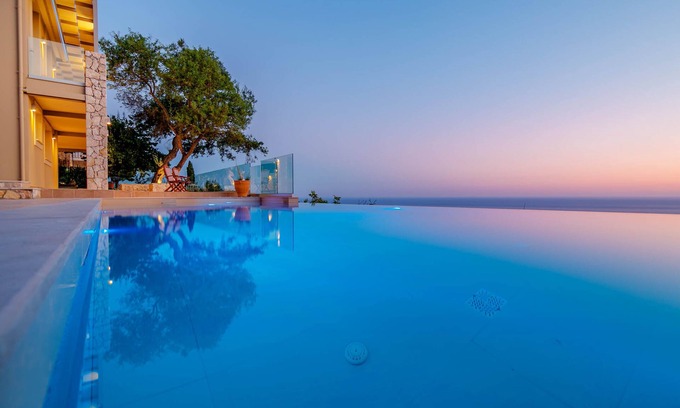 Sinarades Villa | Seaside Escape at Ocean View Villa Ethra with Private Pool