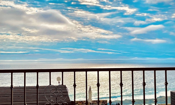 Salsipuedes House | Unwind at Ocean View Oasis with Pool & Spa Amenities