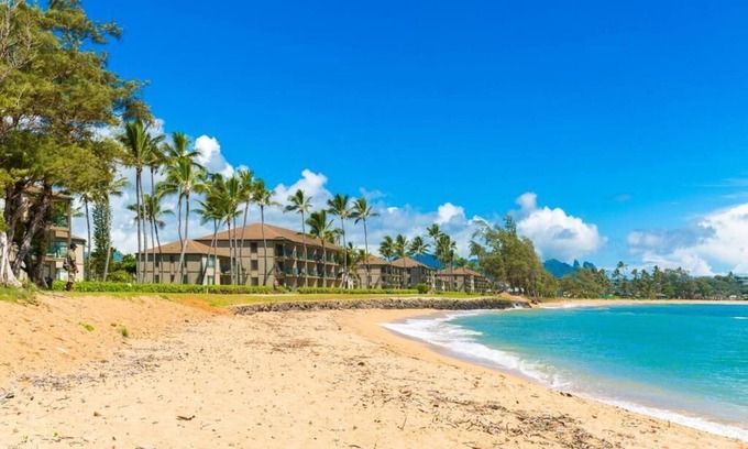 Kapaa Condo | Ocean View Retreat at Pono Kai Resort with Pool & Spa