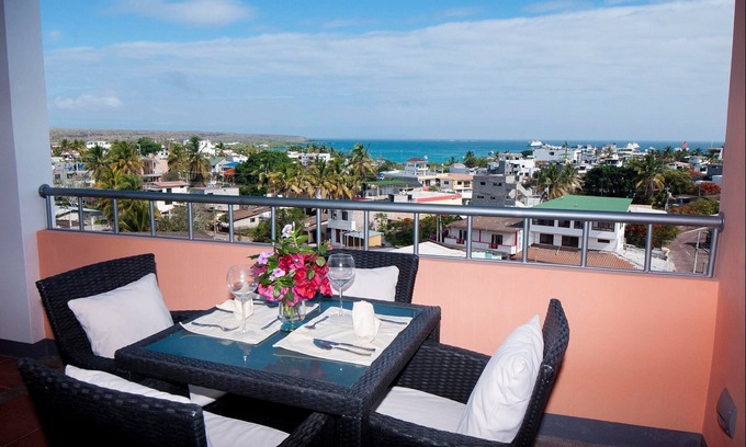 Puerto Ayora Apartment | Exceptional Ocean View Penthouse with Pool and Spa