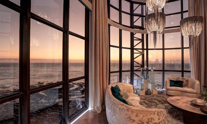 Strand Apartment | Ocean View Penthouse: 10/10 Rated with Spa & Hot Tub