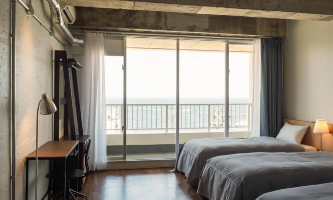 Tsubaki Onsen Hotel | Relaxing Ocean View Triple Suite with Pool and Spa Access