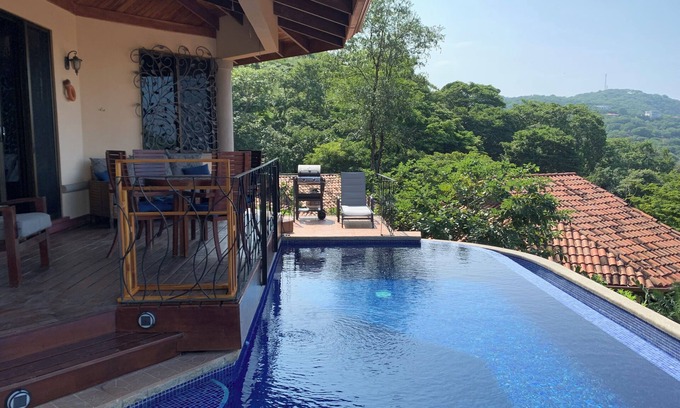 Playa Hermosa Villa | Private Pool and Ocean View with 9.8/10 Guest Rating