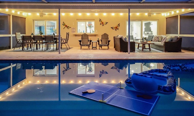 North Palm Beach House | Perfect Ocean Waves Poolside Retreat with Family-Friendly Amenities