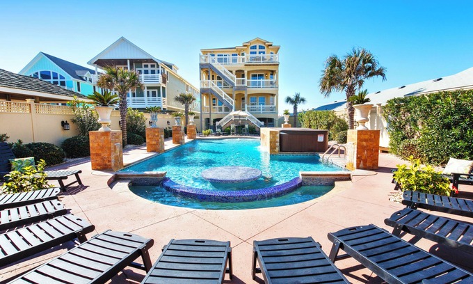 Kill Devil Hills House | Elegant Oceanfront Retreat at Grande Ritz Carolina, 18 Bedrooms