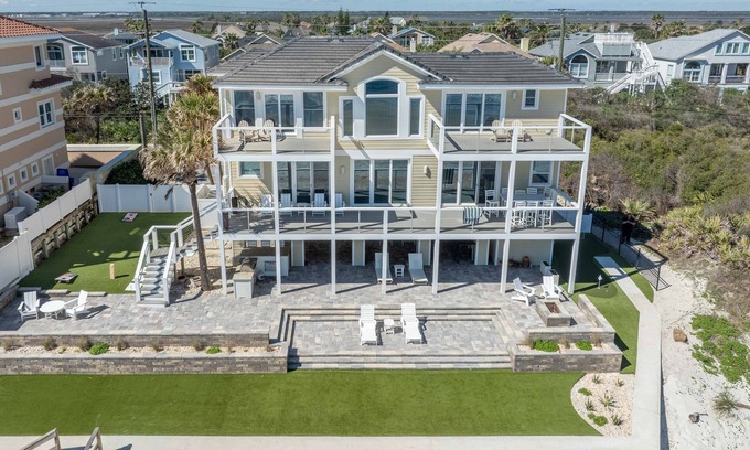 South Ponte Vedra Beach House | Oceanfront Retreat: 2 Suites, Spa & Secluded Beach Access