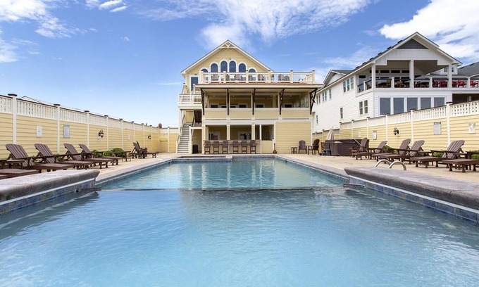 Kill Devil Hills House | Oceanfront KD505 with Private Pool & Hot Tub Retreat