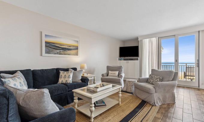 Fernandina Beach Condo | Oceanfront 5th Floor Shipwatch Condo with Spectacular Views
