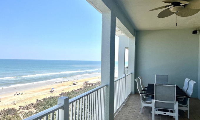 Palm Coast Resort | Oceanfront Condo with Pool & Kitchen, Sleeps 6-8 Guests