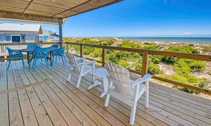Avon House | Oceanfront Escape: Dog Friendly with Pool and Game Room
