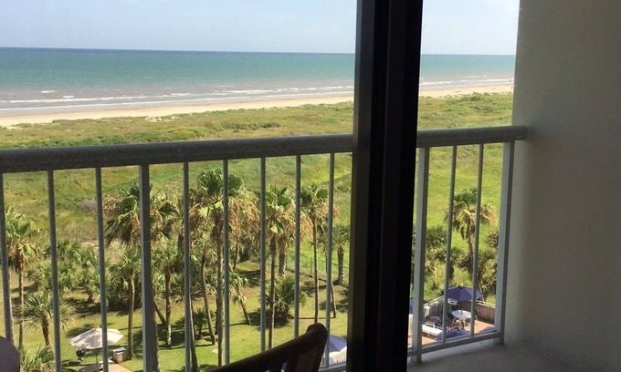 Galveston Condo | Oceanfront Getaway: Breathtaking Beach & Pool Views