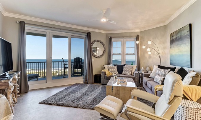 Amelia City Condo | Oceanfront Views Await at Ocean Place Condo | Guest Rated 10/10