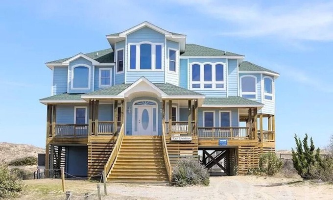 Carova Beach House | Oceanfront Retreat with Private Pool & Hot Tub - Rated 10/10
