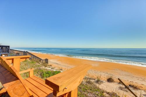 Beverly Beach House | Oceanfront Oasis: Deck, Water Views & Pet-Friendly Amenities