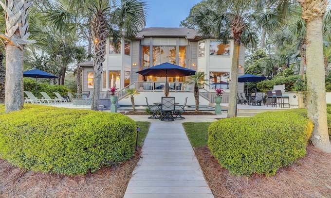 South Beach House | Oceanfront Six Bedroom Home with Private Pool in Sea Pines
