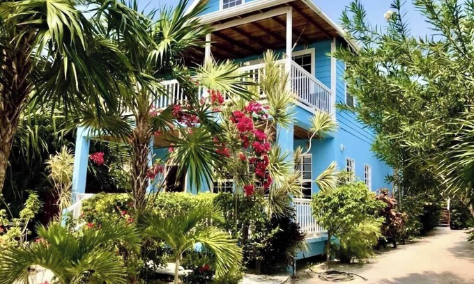 Caye Caulker Apartment | Oceanfront Retreat: Pool, Dock & Free Paddle Boards Await