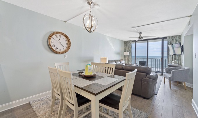 Myrtle Beach Condo | Prime Oceanfront Retreat with Pool & Spa at Sands Beach Club
