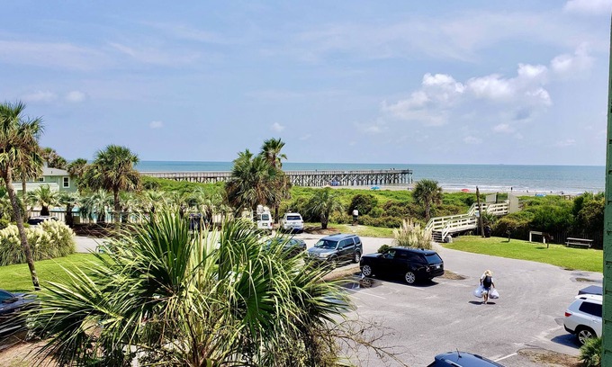 Isle of Palms Villa | Oceanfront Villa: Pool, Pier & Breathtaking Views Await