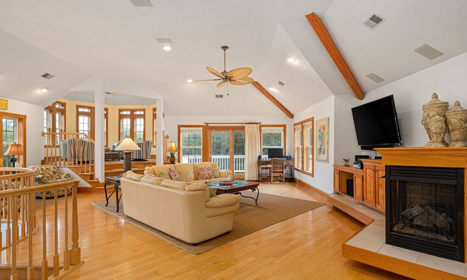 Corolla Village House | Coastal Retreat in Corolla: Heated Pool & Oceanfront Bliss