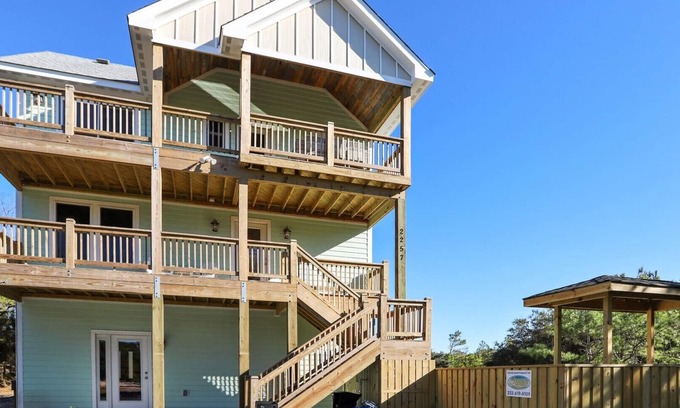 Carova Beach House | Whispering Pines Oceanside: Private Pool, Hot Tub & More