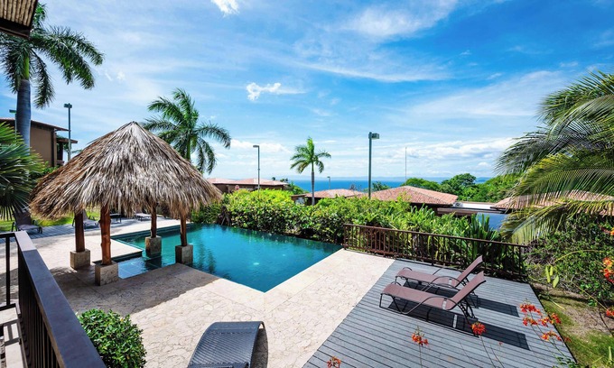 El Ocotal Condo | Oceanview Condo with Pool, BBQ Grill & Spa Amenities
