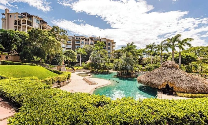 Rio Seco Apartment | Oceanview Escape: Poolside Retreat with 24/7 Security