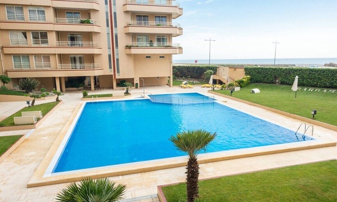 Furadouro Apartment | Oceanview Escape with Pools, Spa & Family-Friendly Amenities