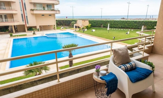 Ovar Apartment | Beachfront Retreat with Pools and Top Guest Ratings