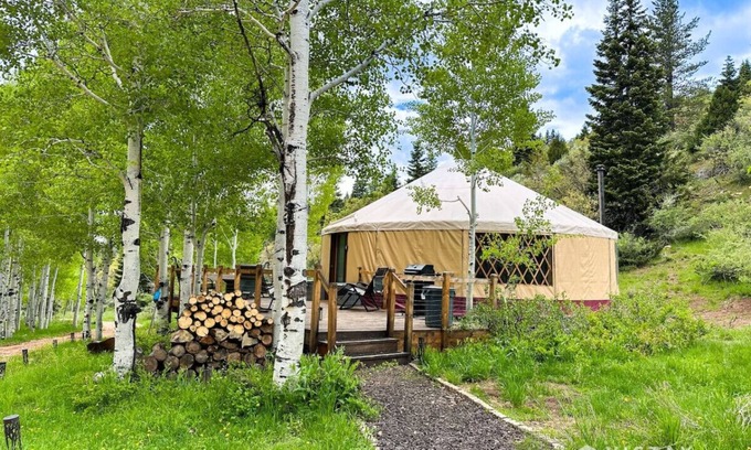 Duck Creek Village RV Rental | Experience the Off-Grid Yurt at Angel Valley Ranch