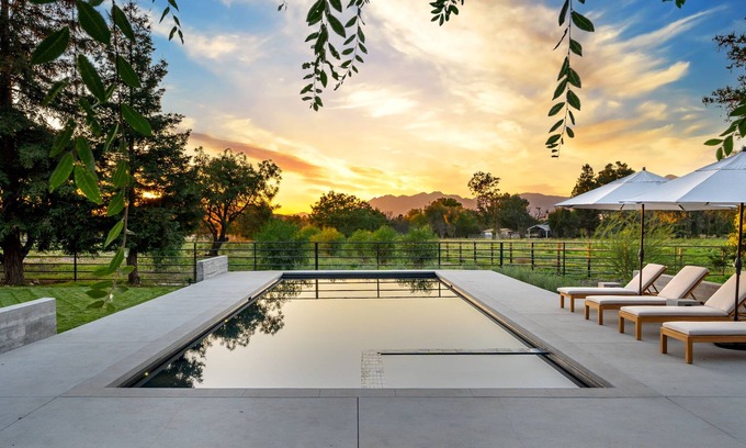 Ojai House | Discover Ojai Valley: Poolside Retreat with Pickle Ball