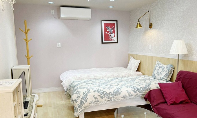 Onna Apartment | Cozy 1LDK Private Room at Ocean Villa Tingara, Okinawa