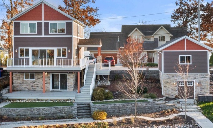 Okauchee Lake House | Serene Okauchee Lake Retreat with Stunning Views & Amenities
