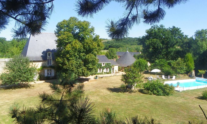 Bellevigne-en-Layon Other | Enchanting Old Castle with Pool in Private Park Retreat