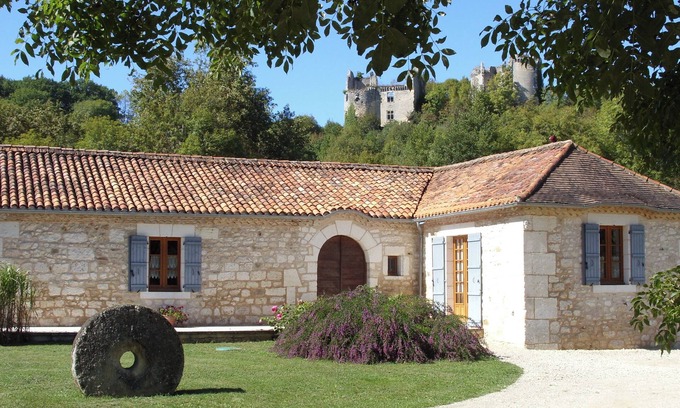 Saint-Pierre-de-Cole House | Idyllic Old Mill Retreat with Ocean Views & Private Pool