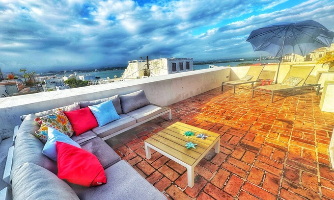 Catedral Apartment | Stunning Old San Juan Penthouse with Amazing Terrace