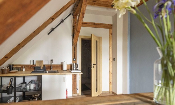Miroslawiec Apartment | Rustic Retreat by the Lake: Pet-Friendly Country Escape