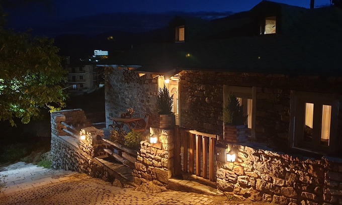 Karpenisi House | Historic Stone House in Karpenisi with Ocean View