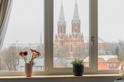 Anyksciai Apartment | City Center Apartment with Old Town Views, Rated 9.7/10