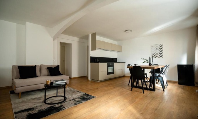 Dusseldorf Old Town Apartment | Elegant Oldtown Studio Apartment with Two Bathrooms