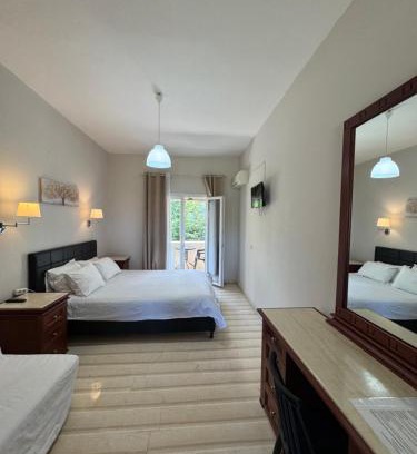 Acharavi House | Cozy Olive Garden Studios: Oceanfront Bliss Awaits You