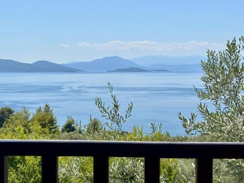 Kalamos Villa | Olive Grove House: Oceanfront Retreat with Private Beach